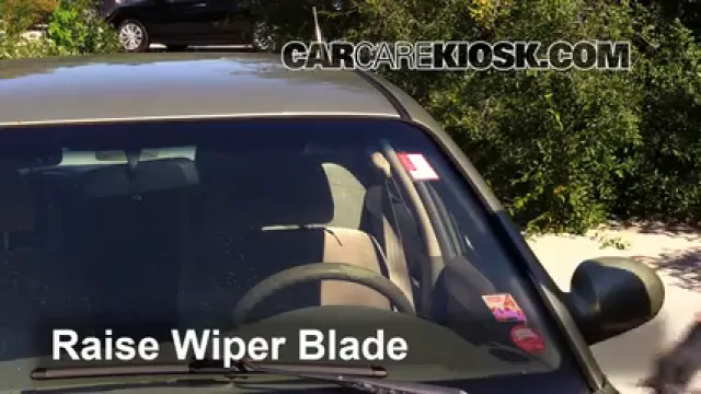 2000 Hyundai Sonata GLS 2.5L V6 Escobillas de limpiaparabrisas delantero Cambiar escobillas de limpiaparabrisas